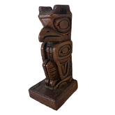Alaskan Eagle Wood Totem Sculpture, Sku: 033066